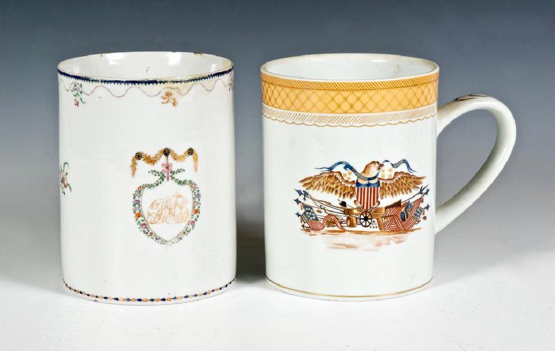 Two Export Porcelain Oversized Coffee Cans (1 of 6)