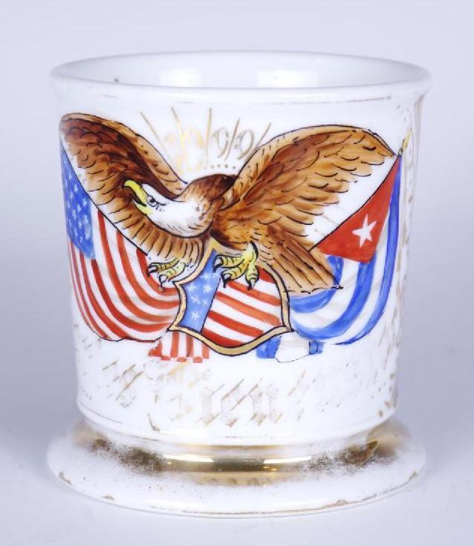 Antique American Flag and Eagle Shaving Mug (1 of 6)