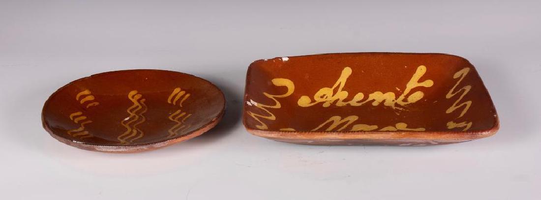 Two Pieces of American Redware Pottery (1 of 2)