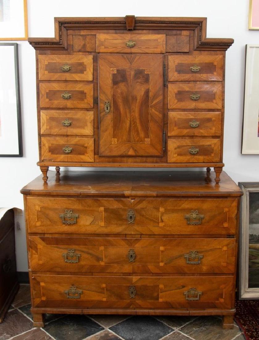 German or Austrian Neoclassical Two Part Cabinet (1 of 12)