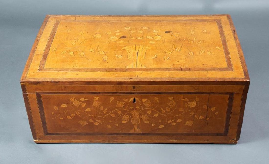 Dutch Marquetry Inlaid Trunk, 18thc. (1 of 10)