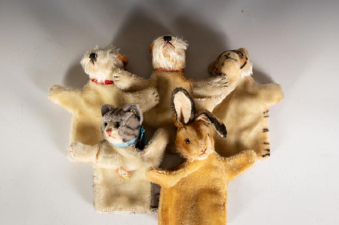Five Steiff Hand Puppets (1 of 5)