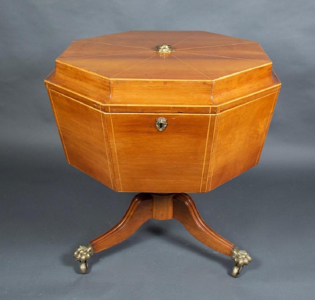 Georgian Satinwood Cellarette, c. 1820 (1 of 6)