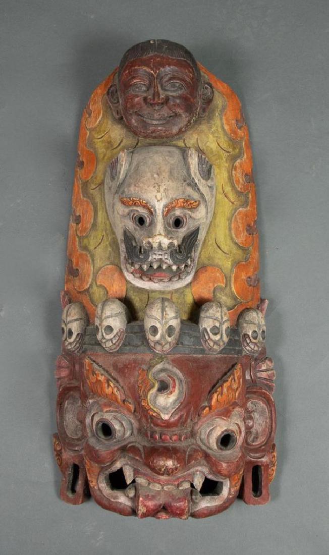 Tantric Tibetan Ritual Mask (1 of 9)