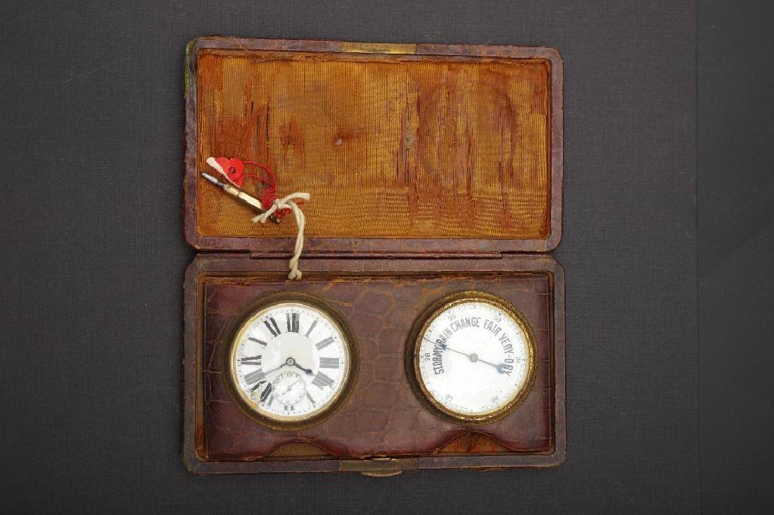 English Traveling Barometer and Watch (1 of 6)