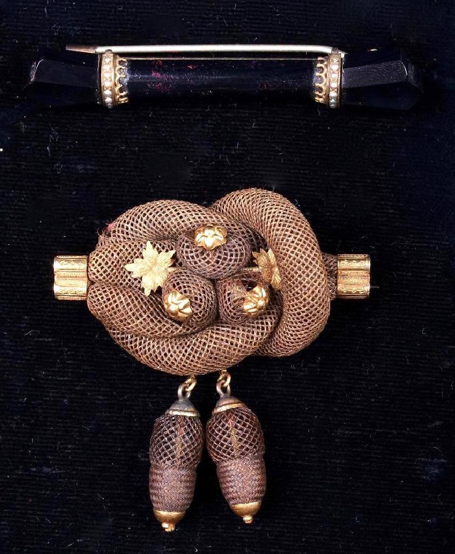 Two Victorian Mourning Pins (1 of 10)