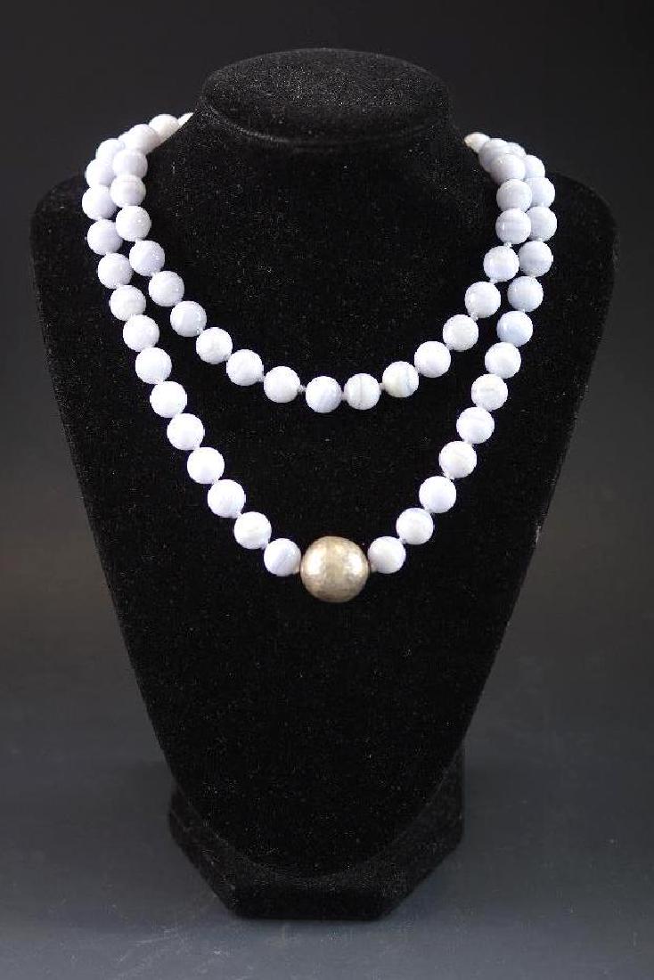 Paloma Picasso for Tiffany Blue Lace Agate Bead (1 of 6)