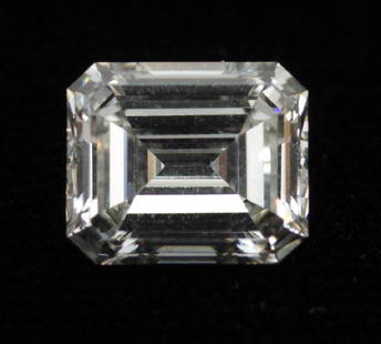 GIA Certified 2.45 Carat Diamond: Unset stone, emerald cut diamond of J color, 2.45 carat weight, 8.91 x 7.50 x 4.31 mm. VS1, no fluorescence, very good symmetry and polish. GIA #5171450345