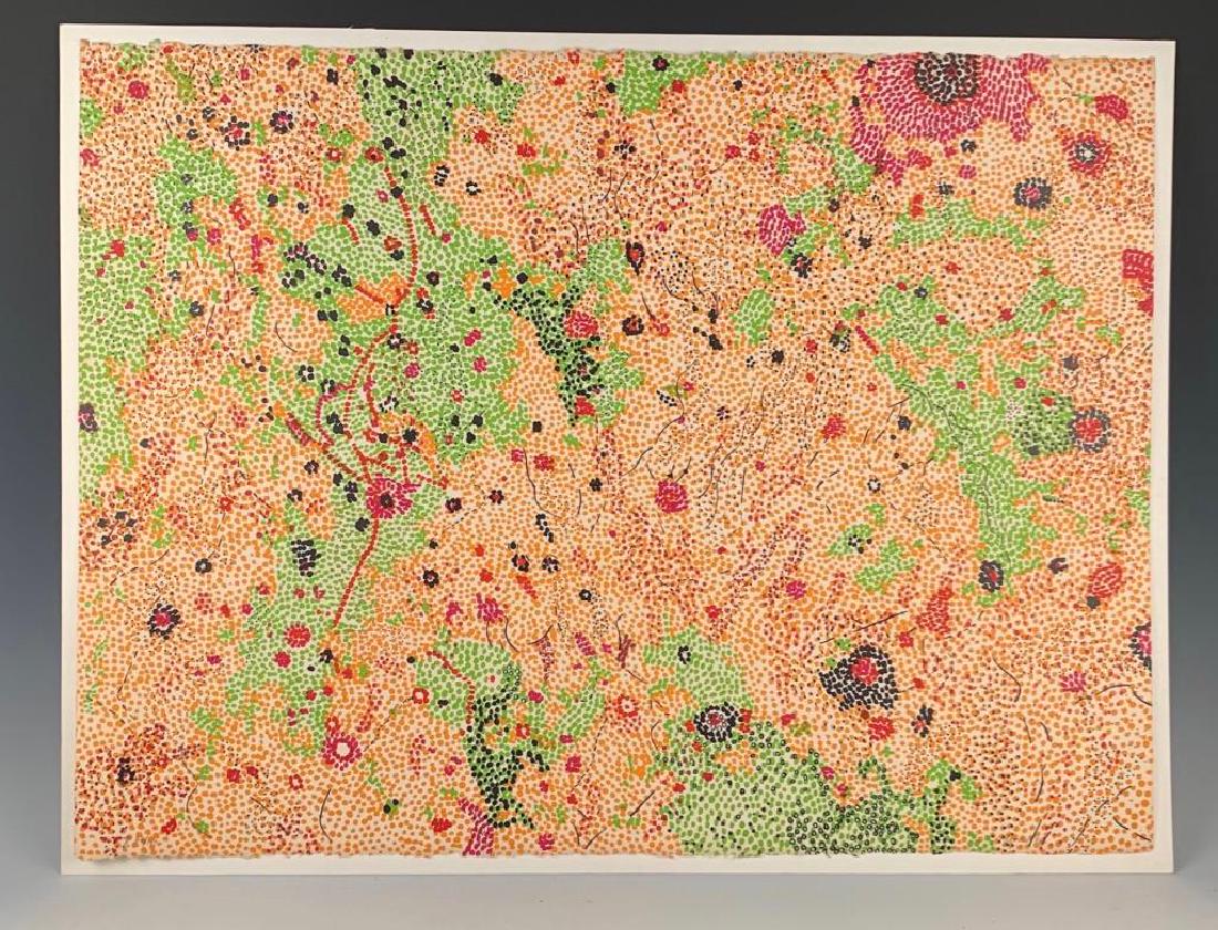 Nancy Graves (American 1940-1995) Lithograph: "Geologic Maps of Lunar Orbitor and Apollo Landing X, " 1972, lithograph, published by Landfall Press, Chicago, IL, signed in pencil and dated, lower right, inscribed and numbered 62/100 in penc