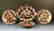 Derby Imari Pattern Cake Dish and Four Plates, 18thc