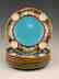 8 Minton Majolica Plates, Fish Design