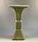 Chinese Celadon Gu Vase - 3