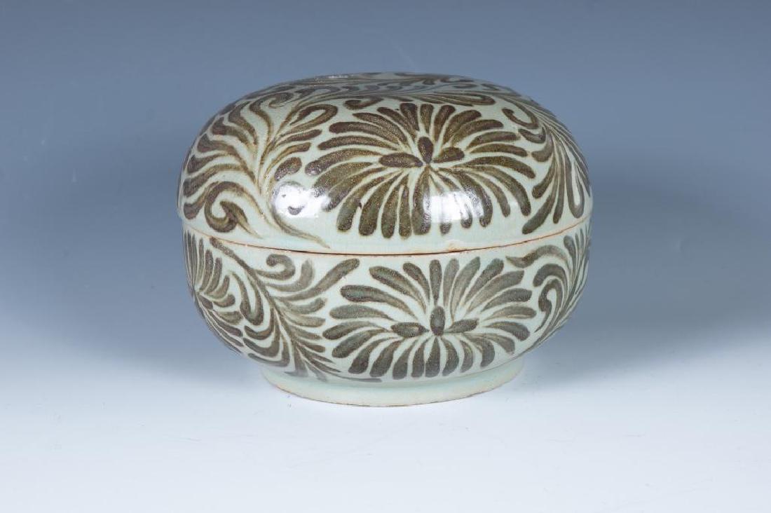 Korean Celadon Box and Cover (1 of 6)