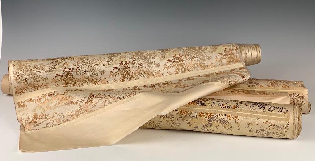 Four Asian Woven Silk Panels (1 of 3)