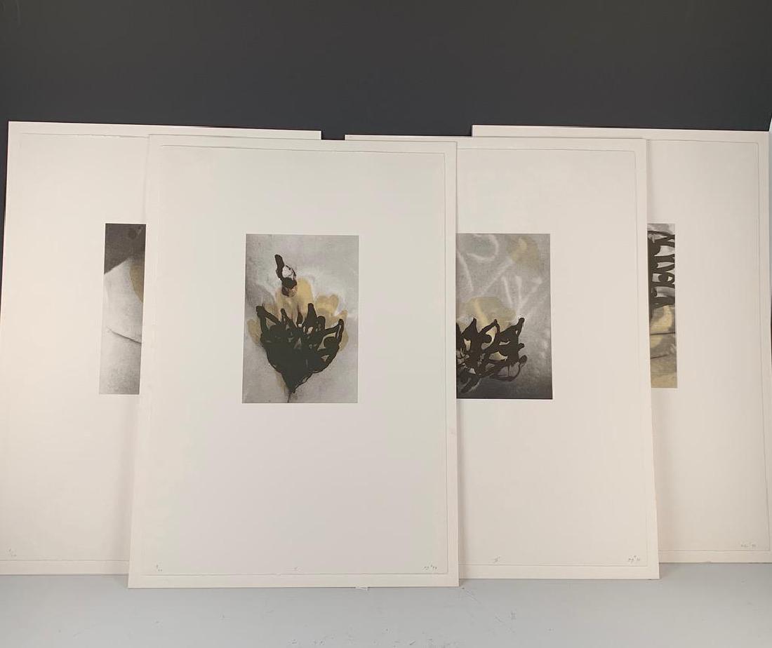 Dirk De Bruycker (Belgian 1955-2015) Four Works: "Set of Eyes I-IV," 1997, four lithographs in color, initialed and dated lower right, each numbered 8/20, lower left. 9 x 6 image size, 22 x 15 in. sheet size. Condition: Good 