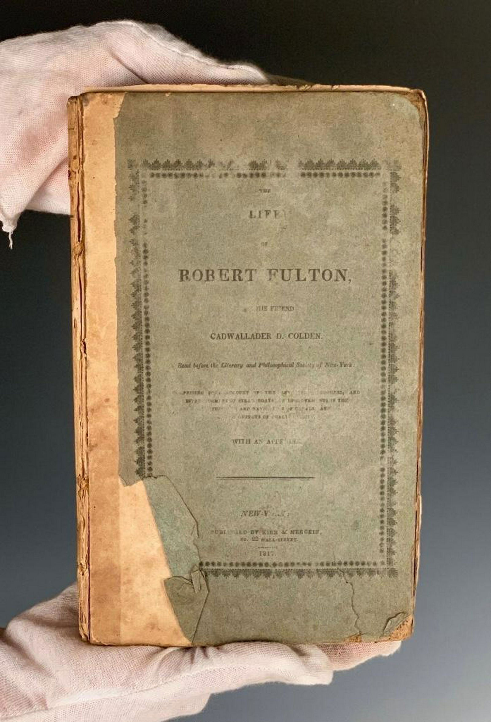"The Life of Robert Fulton" by his friend Cadwallader D (1 of 5)