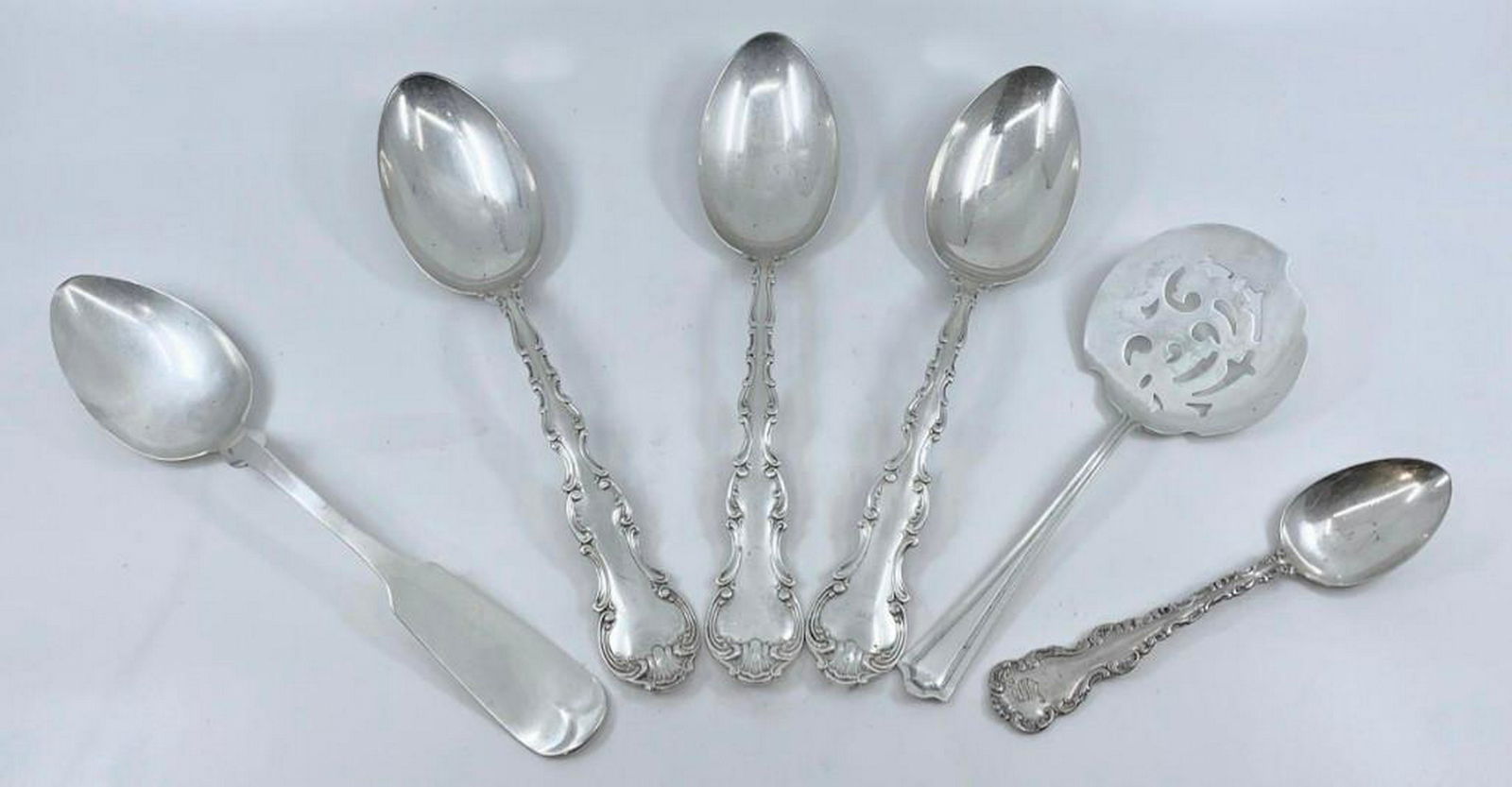 Six Sterling Silver Serving pieces (1 of 11)