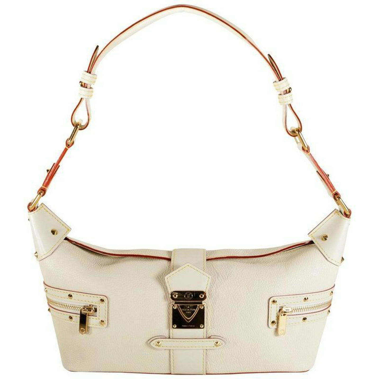 Louis Vuitton Blanc/ White Suhali Leather Leather (1 of 8)