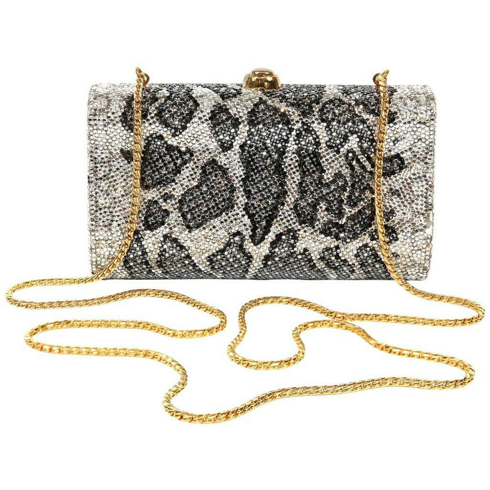 Judith Leiber Leopard Swarovski Crystal Minaudiere Eve (1 of 6)