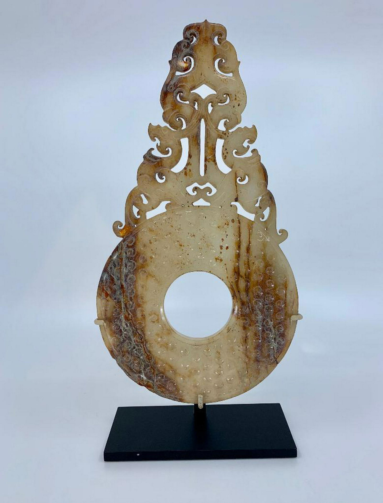 Genuine Archaic Chinese Jade Bi Disk, 2nd c. BC (1 of 4)