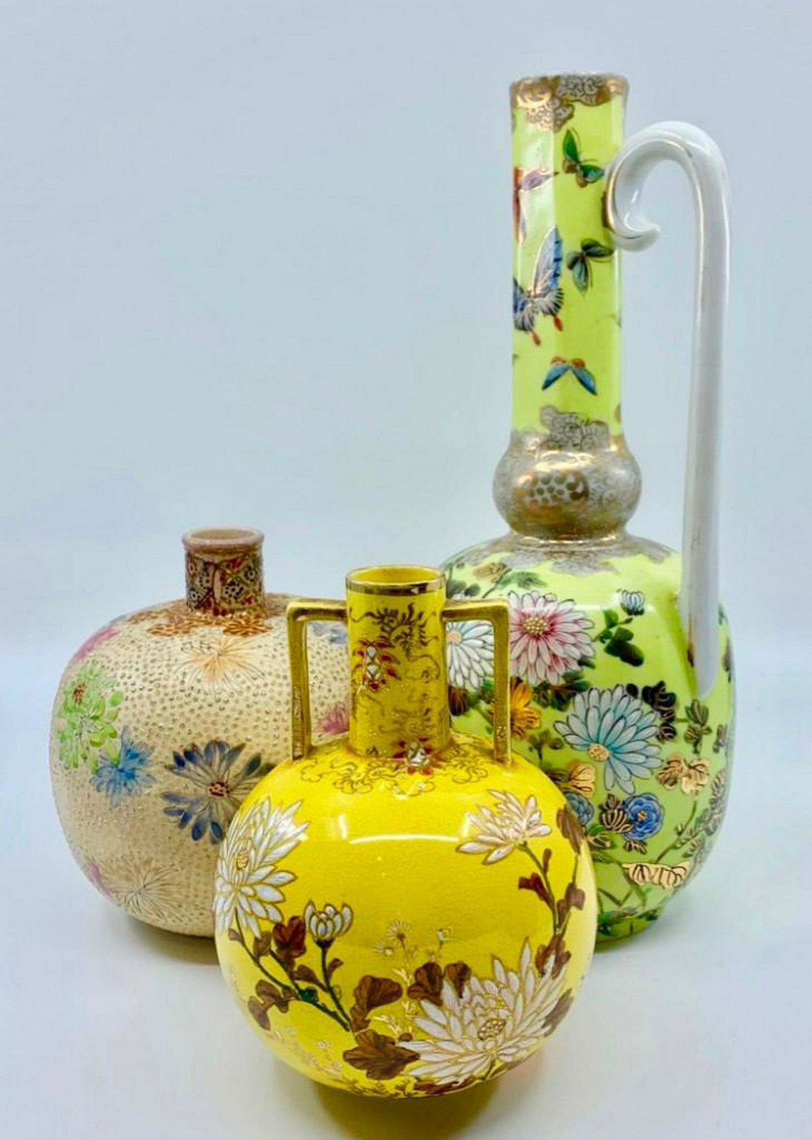 Three Chinese Export Vases, mid 20thc. (1 of 12)
