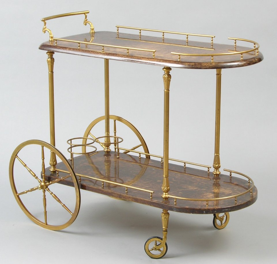 Aldo Tura Serving Cart (1 of 2)