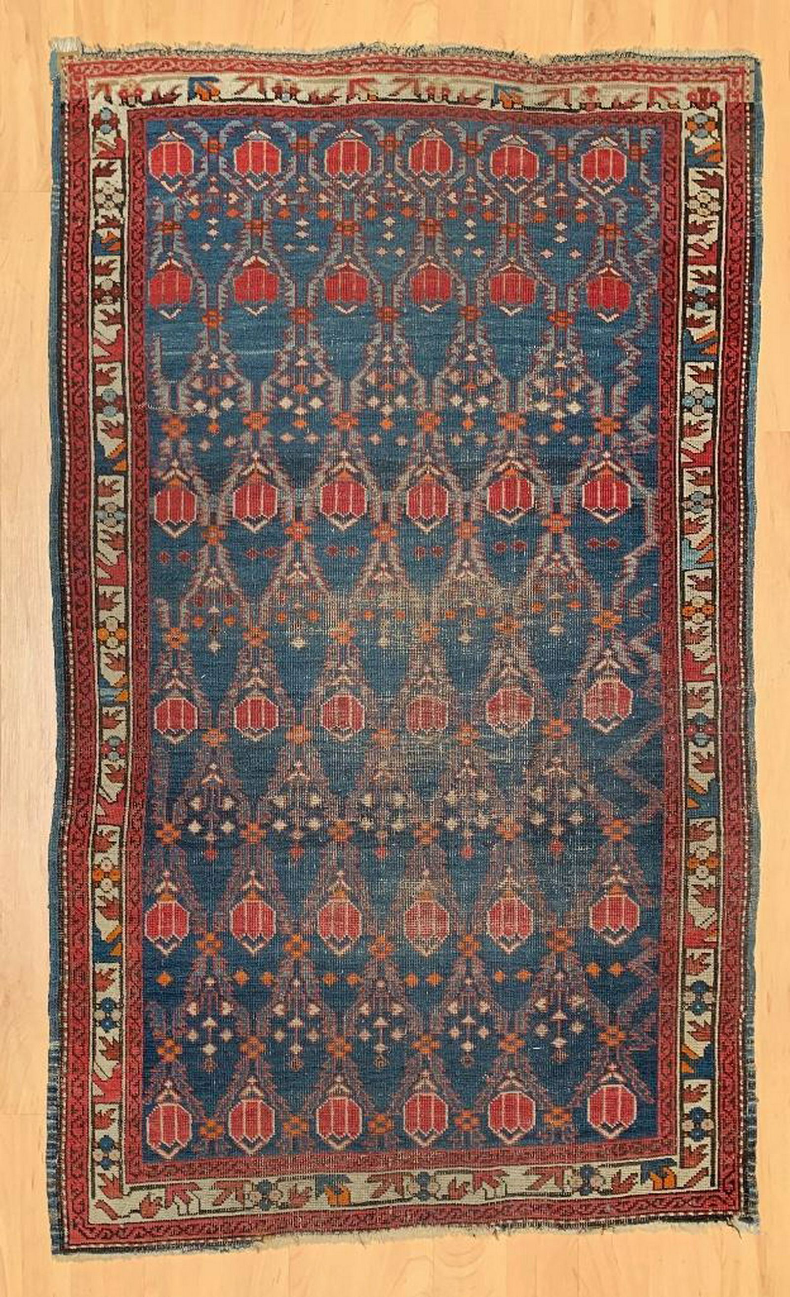 Caucasian Wool Carpet, Antique (1 of 10)