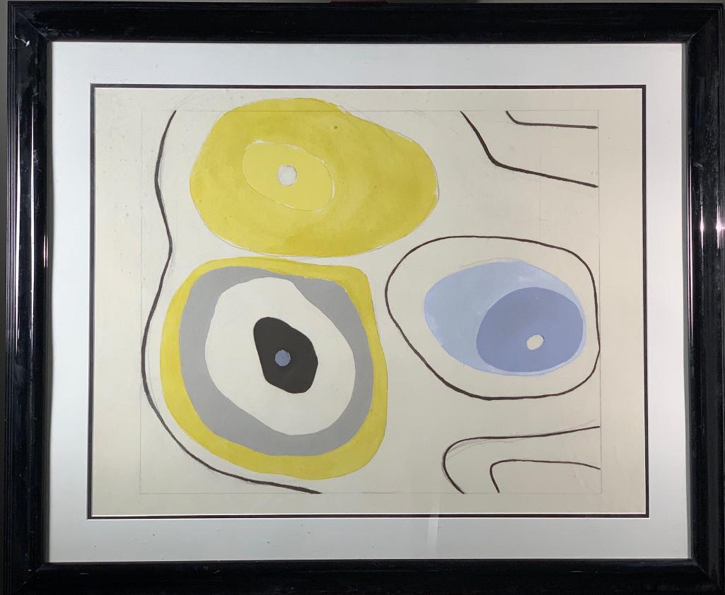 20thc, School, Abstraction, Artist Unidentified (1 of 9)