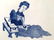 Chinese Qing Blue and White Plaque - 2