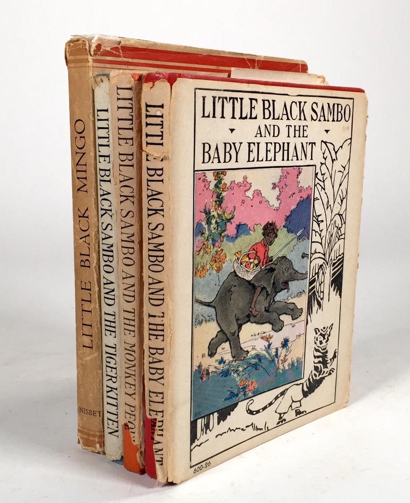 Helen Bannerman, Frank ver Beck, Little Black Sambo: Helen Bannerman, The Story of Little Black Mingo, London, NisbetÂ & Co,undated, in pictorial dust jacket, together with Frank ver Beck, Wee Books, Little Black Sambo andÂ the Monkey People, 1935,�