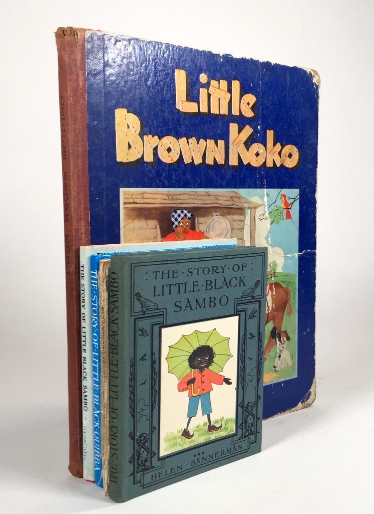 Helen Bannerman, Little Black Sambo: Helen Bannerman, Little Black Sambo, three versions of The Story of Little Black Sambo, London, Chatto & Windus, 1919, another published by Harper Collins, undated,Â and one other (very worn) toget