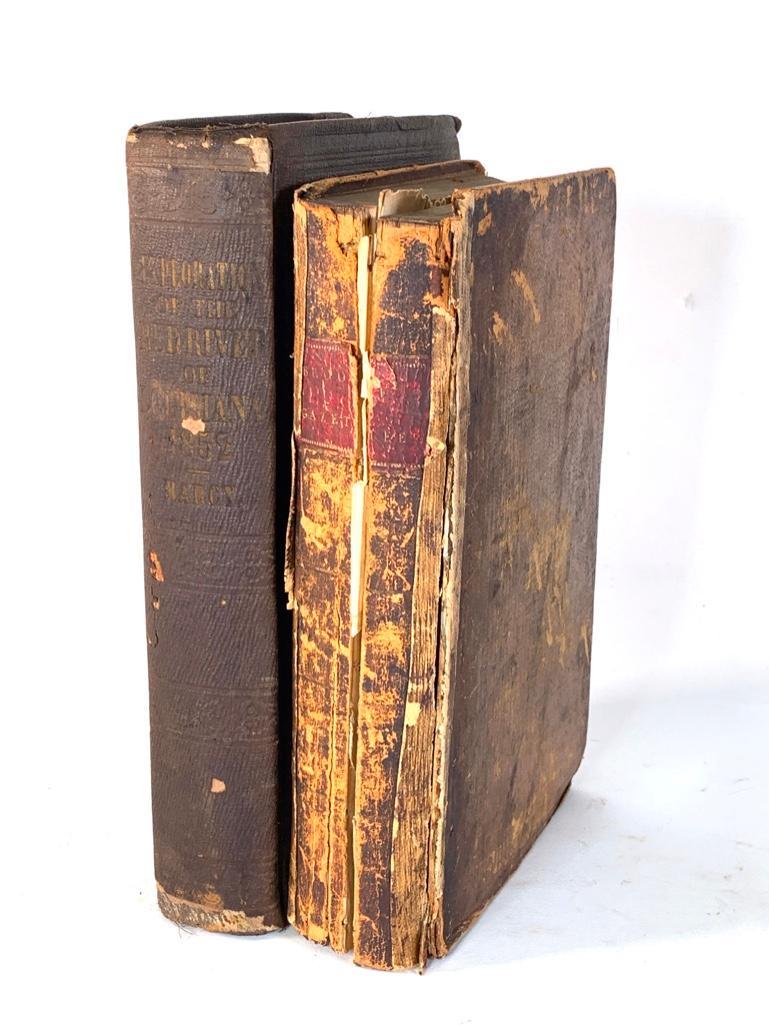 Two Antique Books with Folding Maps and Plates (1 of 20)