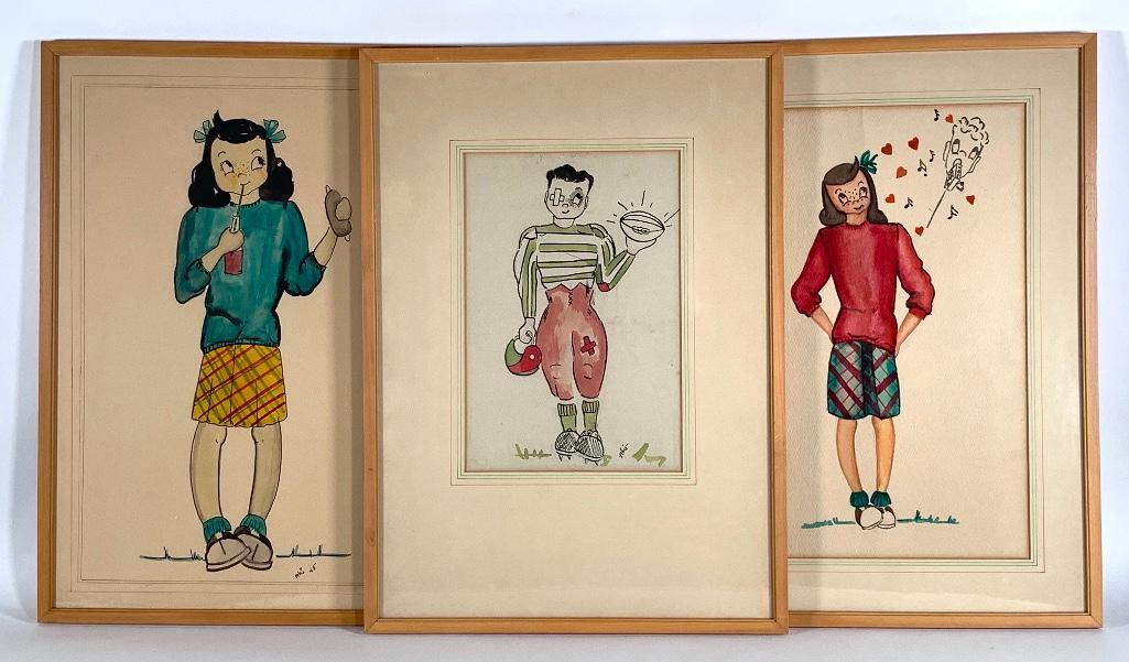 Aki, 20thc. American School (1 of 5)