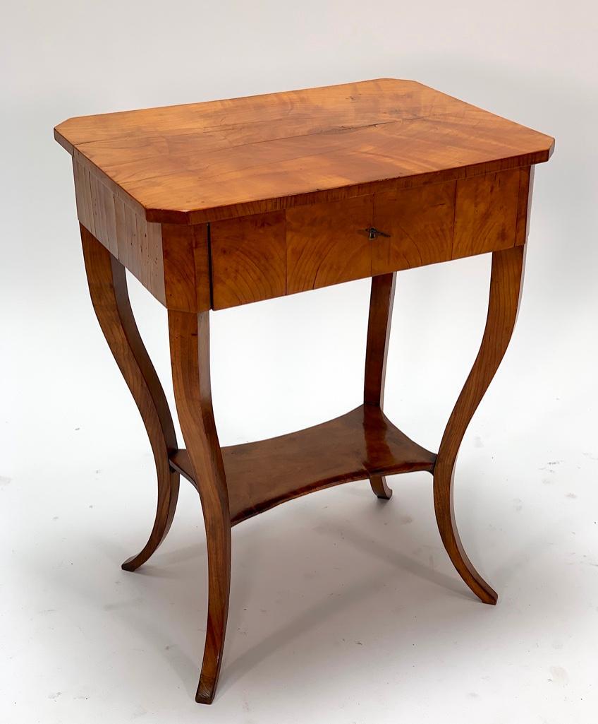 Biedermeier Birch Wood Sewing Stand, c.1815 (1 of 7)