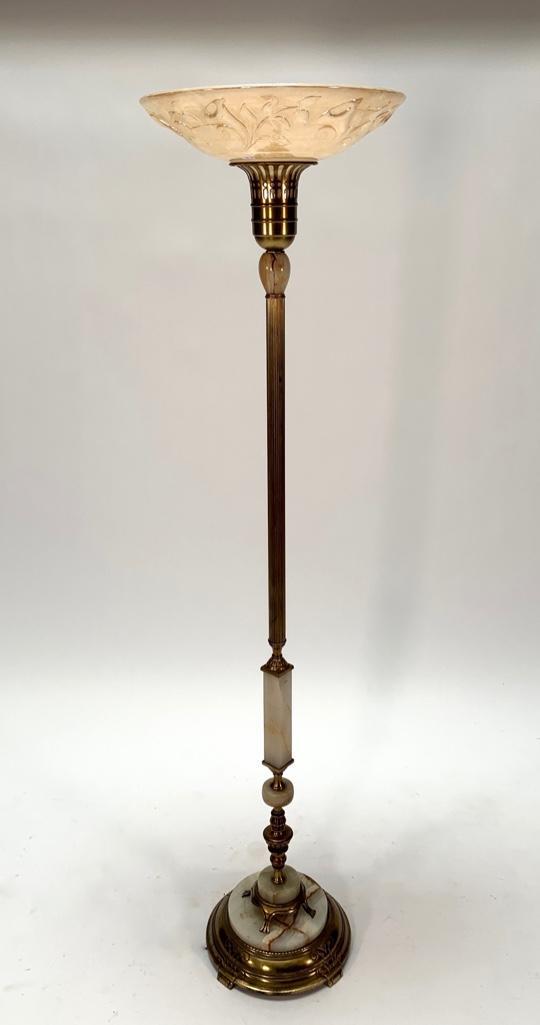 Torchere Floor Lamp, 20thc. (1 of 6)