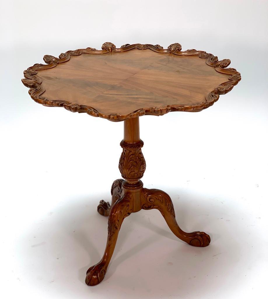 Chippendale Style Tray Top Tea Table,Modern (1 of 7)