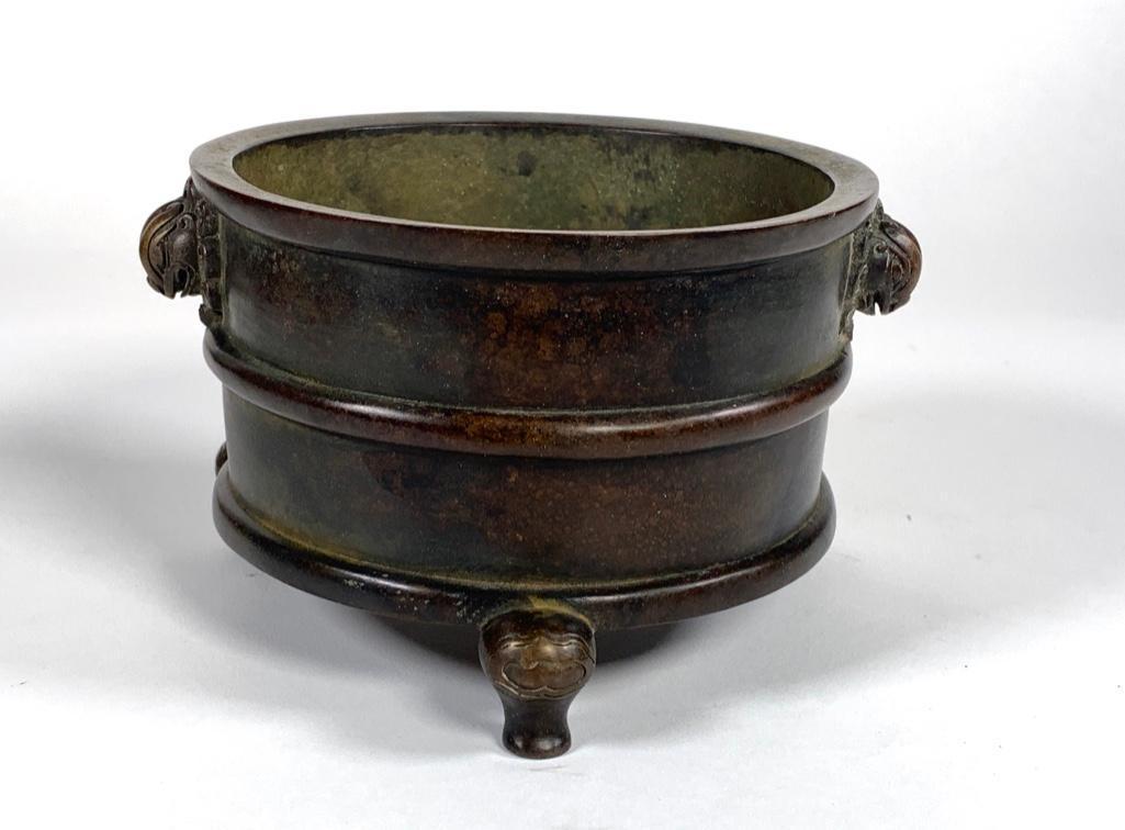 Chinese Qing Style Bronze Censer (1 of 9)