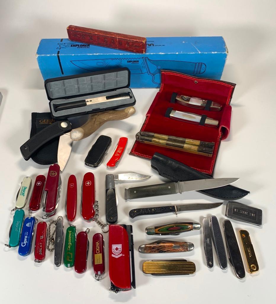 A Collection of Knives Including Gutmann, Gerber, Tekna (1 of 11)