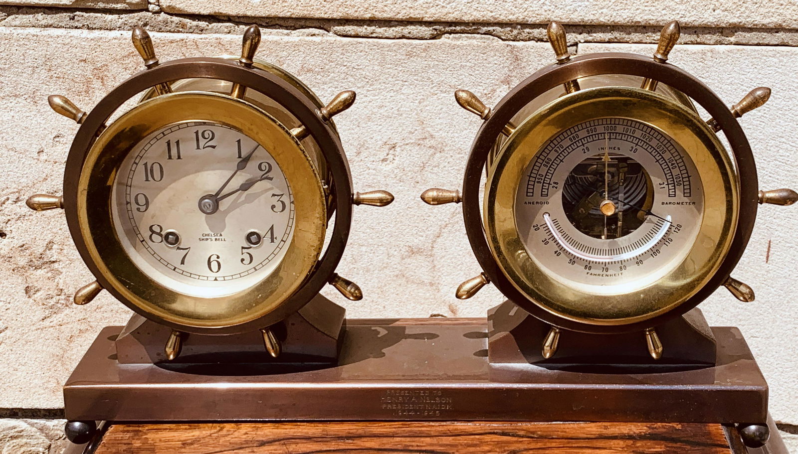 Rare Double Chelsea Ships Clock and Barometer May 30, 2020 Neue
