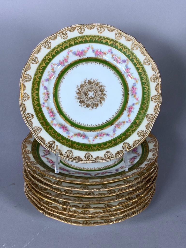Nine Theodore Haviland Limoges Desert Plates (1 of 5)