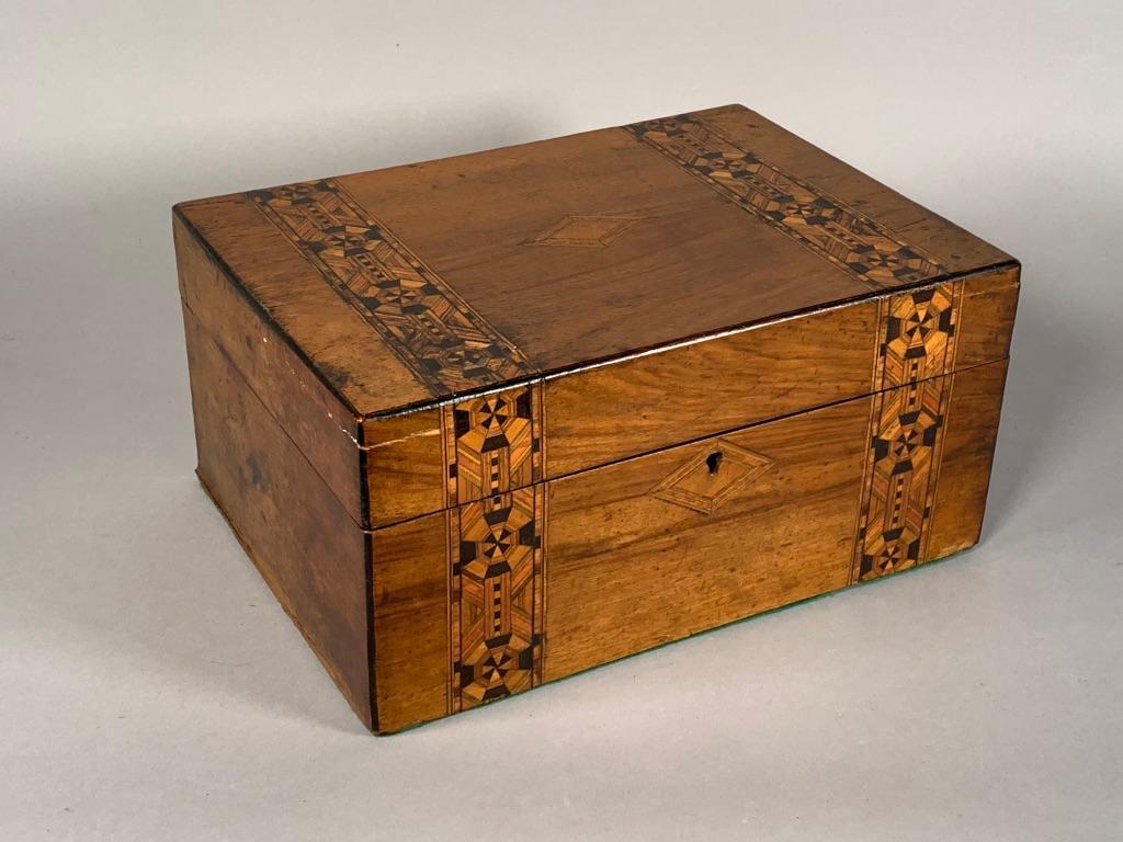 English Tunbridgeware Box, 19thc. (1 of 7)