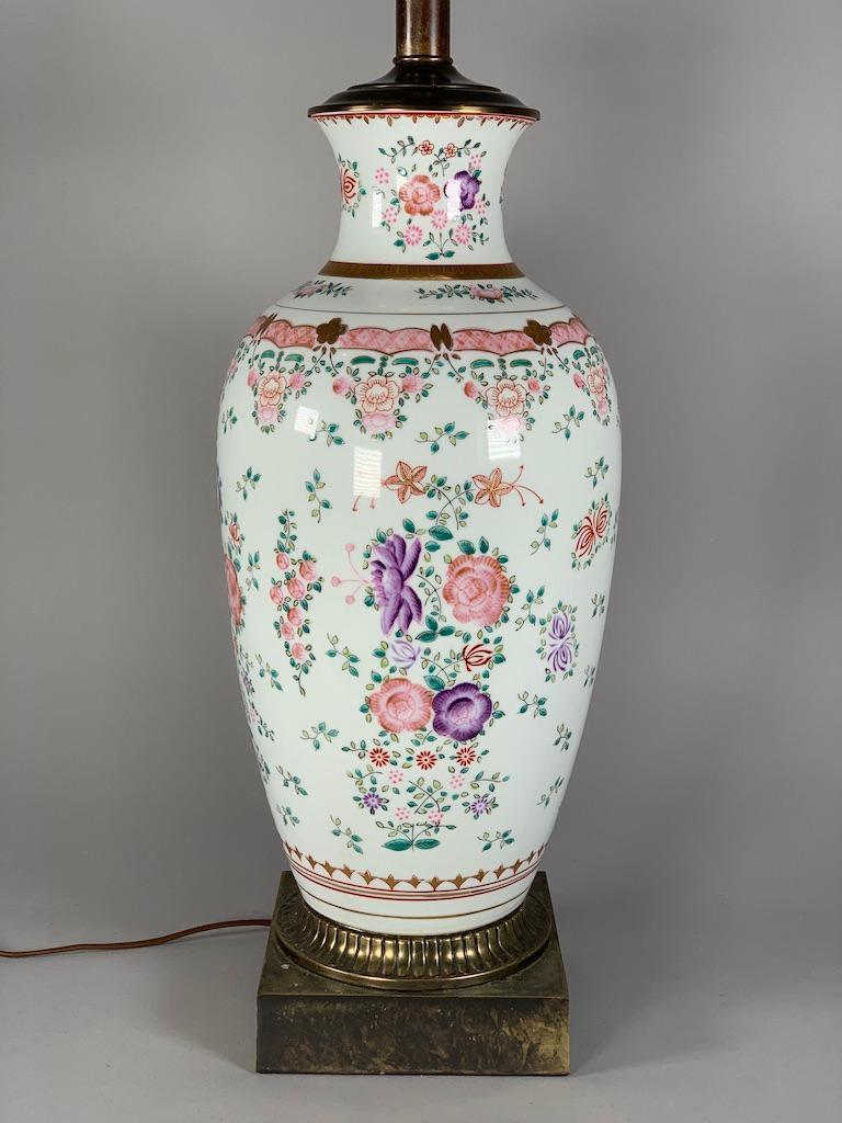 Chinese Export Style Porcelain Table Lamp (1 of 6)