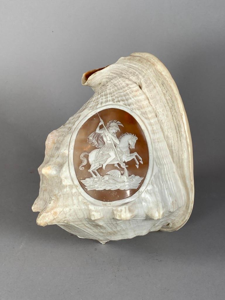 Italian Carved Cameo Shell, 19thc. (1 of 6)