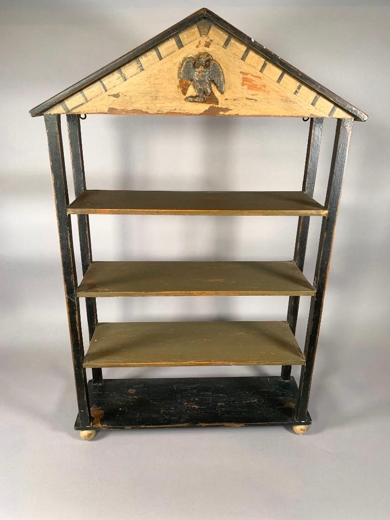 Empire or Directoire Style Painted Hanging Shelves, (1 of 4)