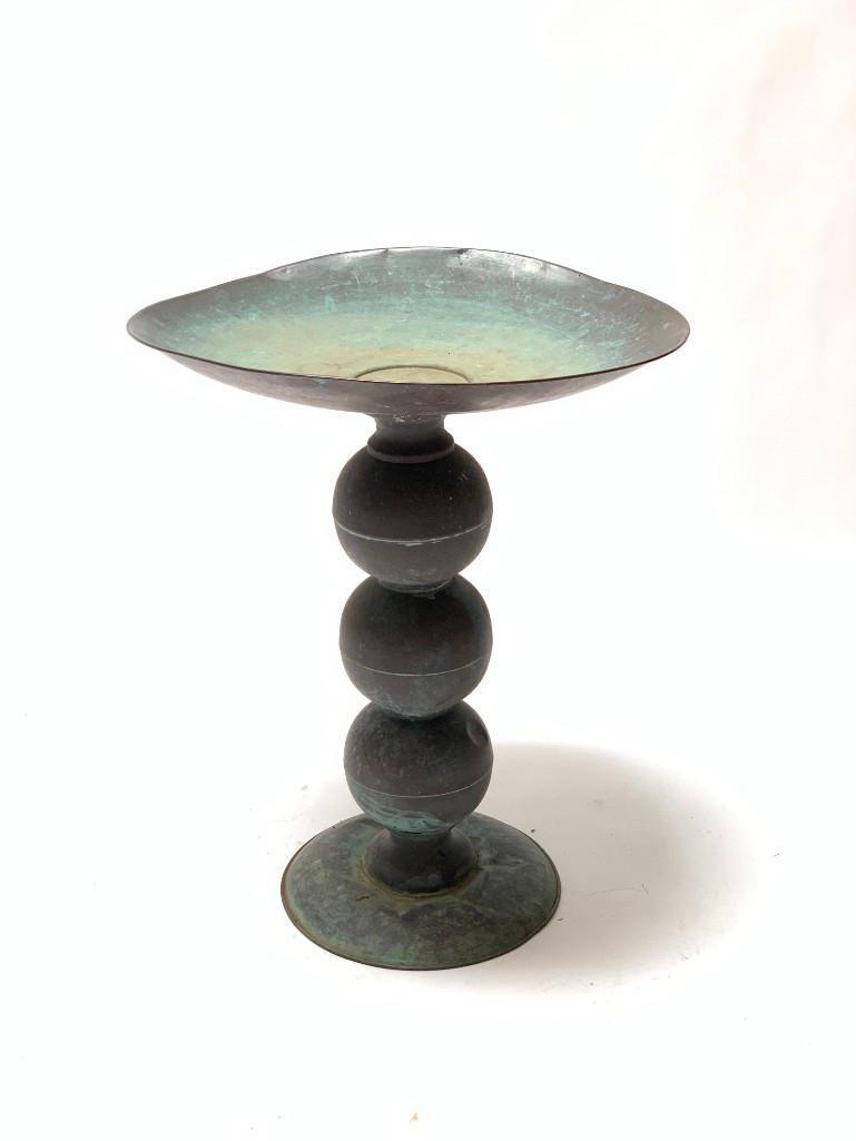 Copper Outdoor Birdbath (1 of 5)