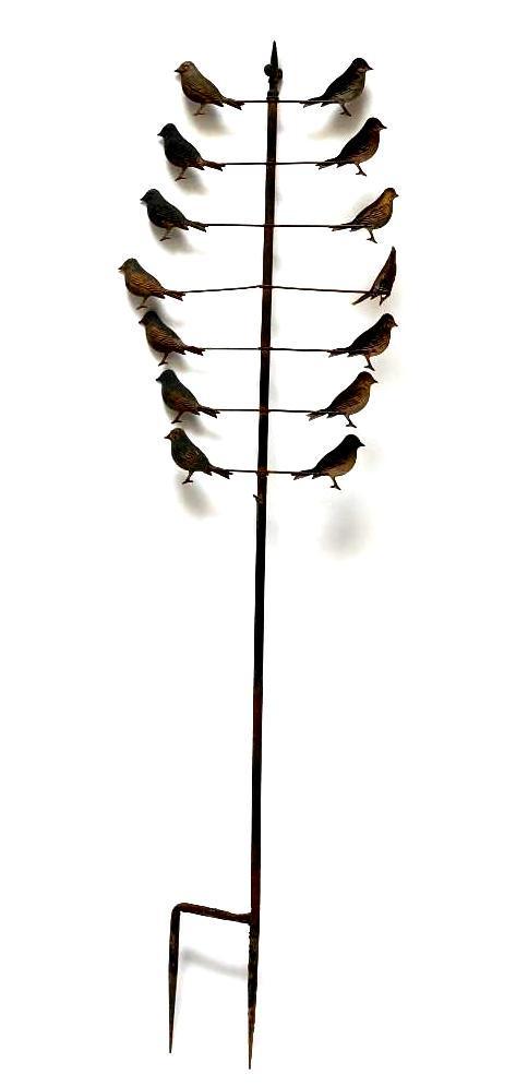 Charming Garden Bird Whirligig (1 of 7)