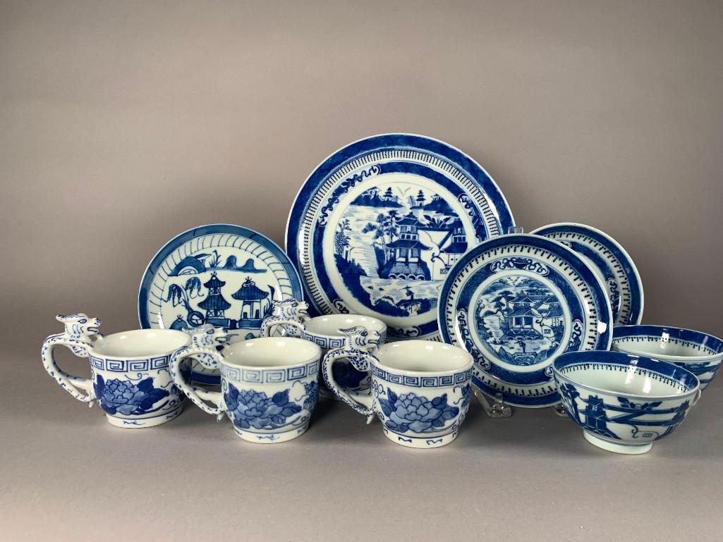 Assorted Chinese Blue and White Ware (1 of 9)