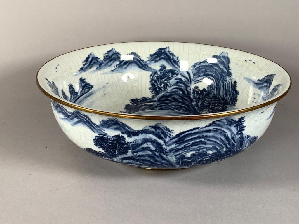 Asian Blue and White Bowl (1 of 4)