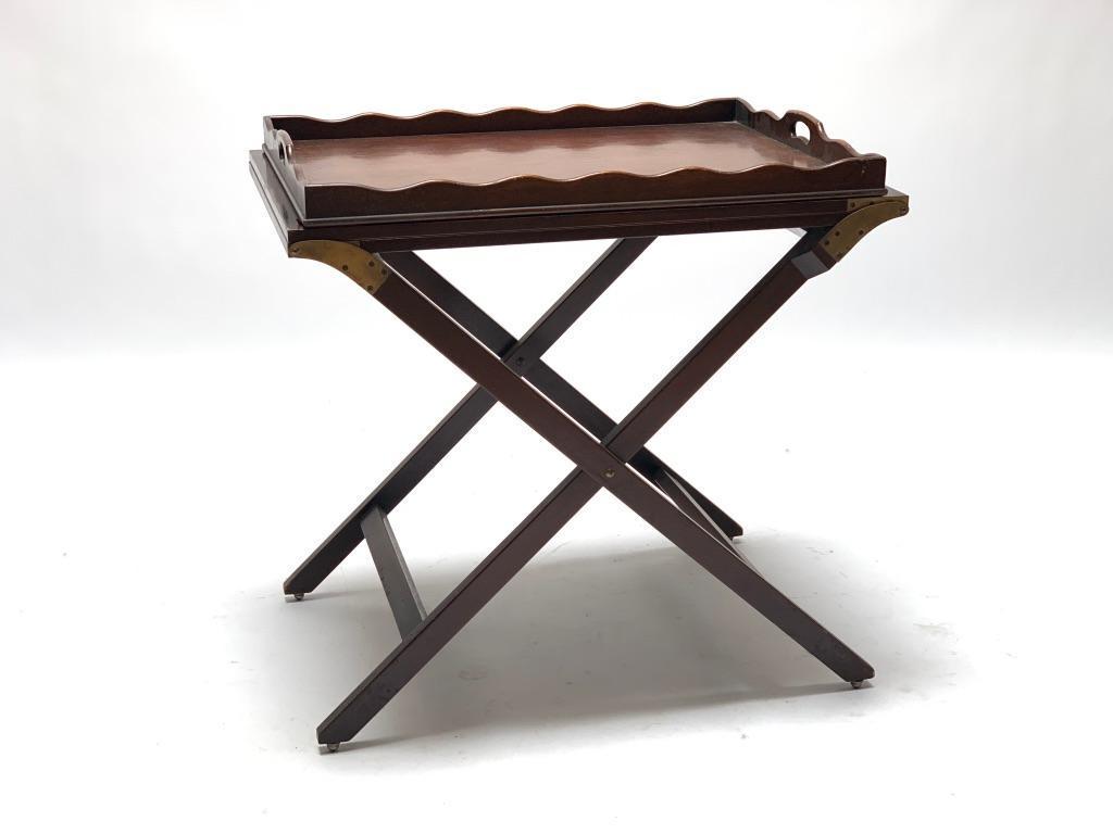 Baker Furniture Campaign Style Butler's Tray Stand (1 of 12)