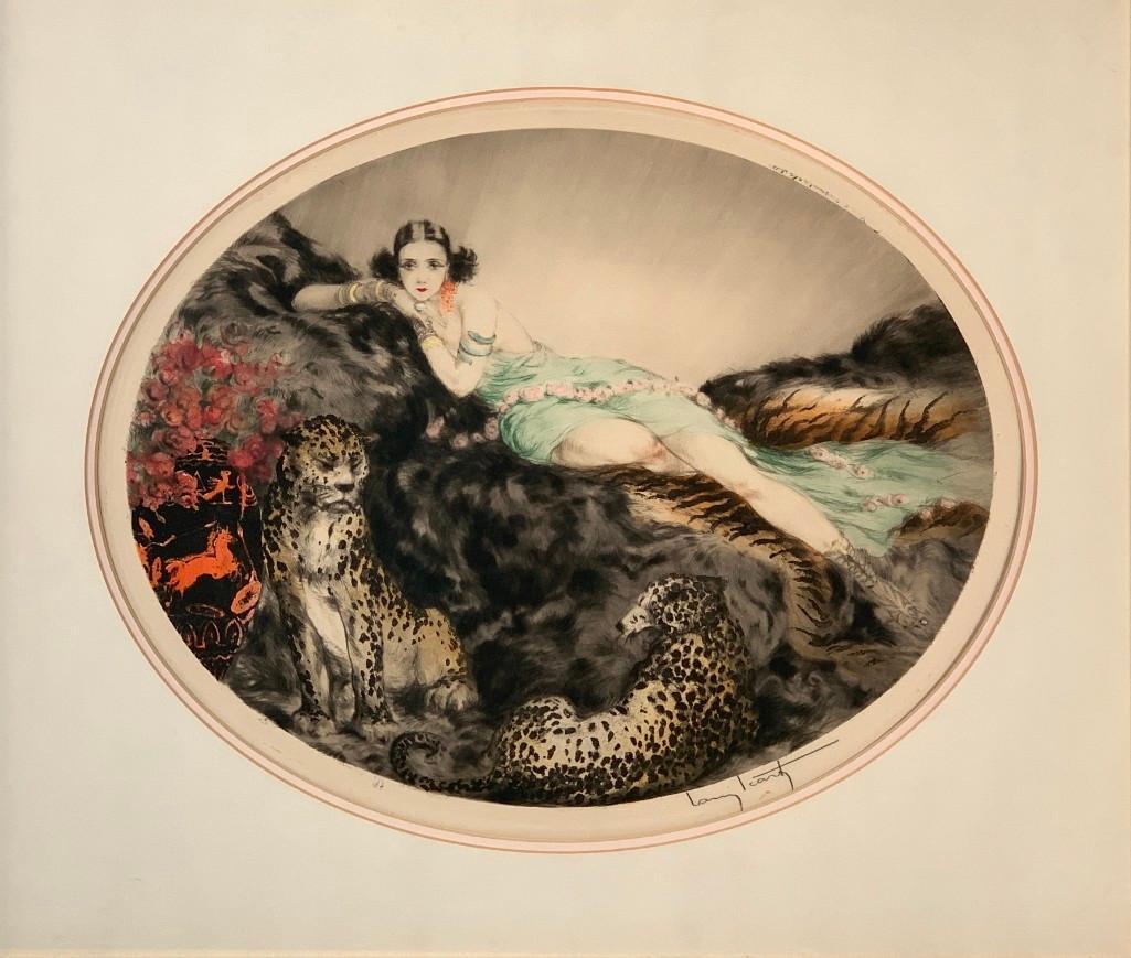 Louis Icart Etching, "Thais" (1 of 7)